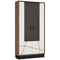 Vitrin Brolo BROV02 2D tölgy catania/fekete gyöngy/mdf fehér hg