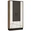 Vitrin Brolo BROV02 2D tölgy catania/fekete gyöngy/mdf fehér hg