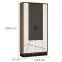 Vitrin Brolo BROV02 2D tölgy catania/fekete gyöngy/mdf fehér hg,2