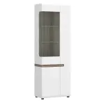 Vitrin Linate típus 01 balos 3D alpesi fehér/szarvasgomba/mdf fehér l