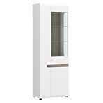 Vitrin Linate típus 01 jobbos 3D alpesi fehér/szarvasgomba/mdf fehér l