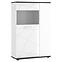 Vitrin Venezia VENV02R 2D alpesi fehér/tölgy vicenza fekete/mdf fehér l