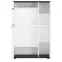 Vitrin Venezia VENV02R 2D alpesi fehér/tölgy vicenza fekete/mdf fehér l,2