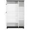 Vitrin Venezia VENV02R 2D alpesi fehér/tölgy vicenza fekete/mdf fehér l,2