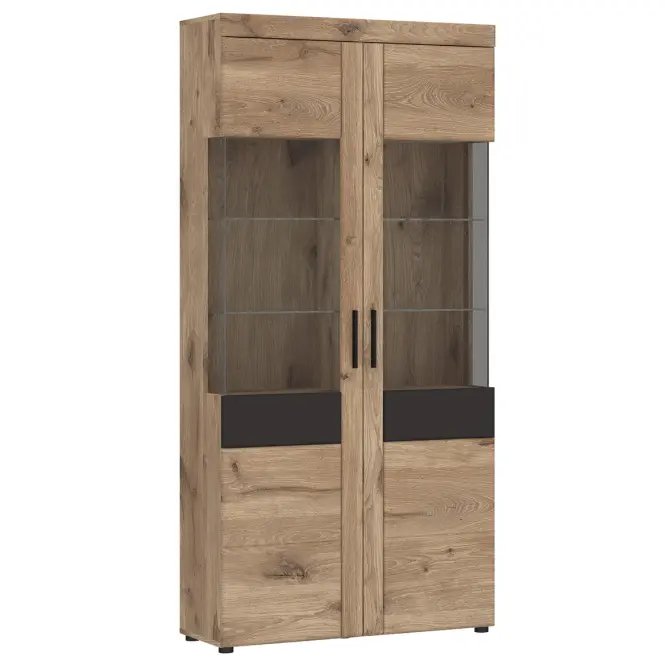 Vitrin Grano GRNV02 2D tölgy viking/pvc tölgy viking/pvc szürke terület