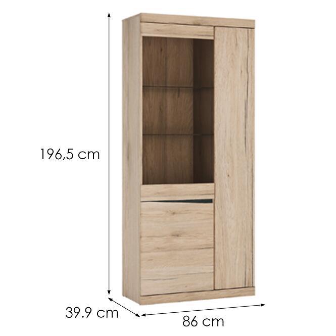 Vitrin Summer típus 06 3D san remo fényes/arusha/srs mdf