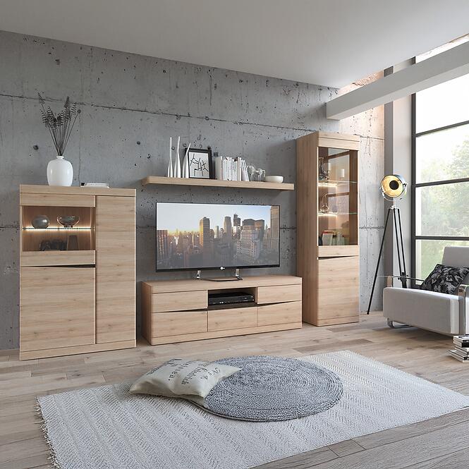 Vitrin Summer típus 43 3D-3S san remo fényes/arusha/srs mdf