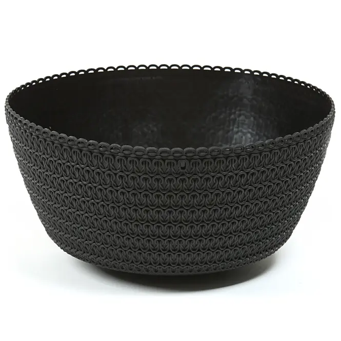 Virágcserép Jersey 300 Recycled fekete LA786-04