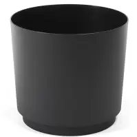 Virágcserép Aura 145 Recycled – fekete LA132-04