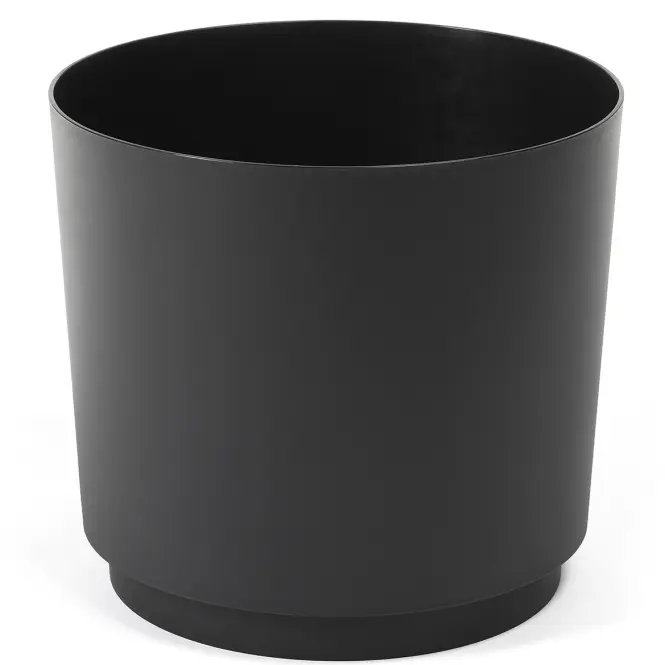 Virágcserép Aura 200 Recycled – fekete LA134-04