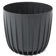Virágcserép Mira 130 Recycled antracit LA514-82