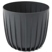 Virágcserép Mira 180 Recycled antracit LA516-82