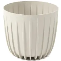 Virágcserép Mira 180 Recycled bézs LA516-88