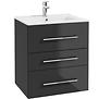 Fürdőszoba bútor készlet Magne D60 L1722 0D3S DSM grafit szekrény+mosdókagyló