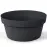 Virágcserép tál 25x12 antracit