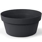 Virágcserép tál 30x14 antracit