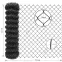 Kötött hálók 1,5x10 m 2,5 mm 60 mm galvanizált GMC1510Z,2
