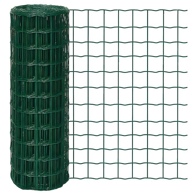 Hegesztett háló 1,5x20 m 100x75 zöld GME1520G