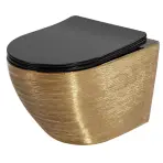 WC csésze Carlo Mini Tornado Gold Brush
