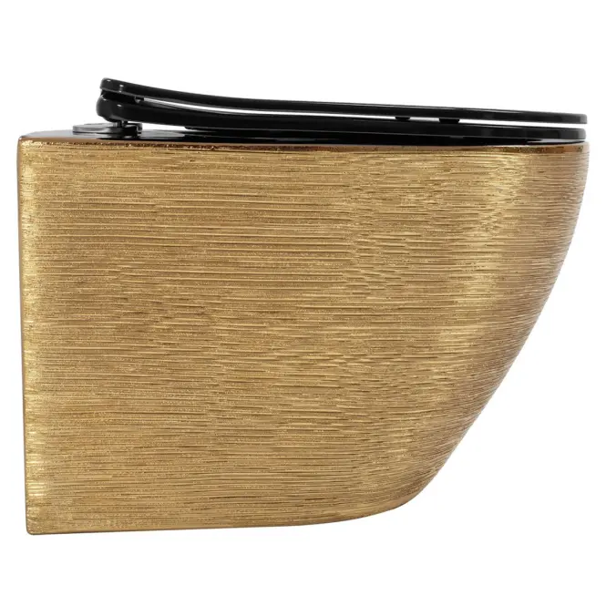 WC csésze Carlo Mini Tornado Gold Brush