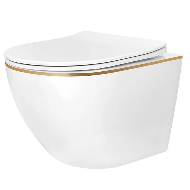 WC csésze Carlo Ini Tornado Gold Edge
