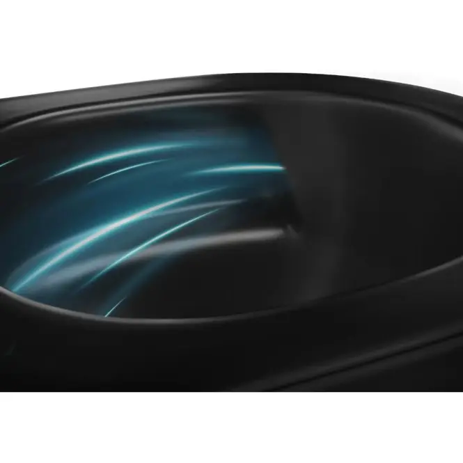 WC csésze Carlo Mn Tornado Black Matt