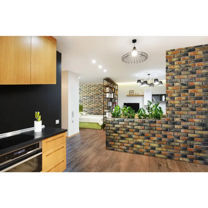 Csempe dekoratív Sol Brick csomag=0,49 m2