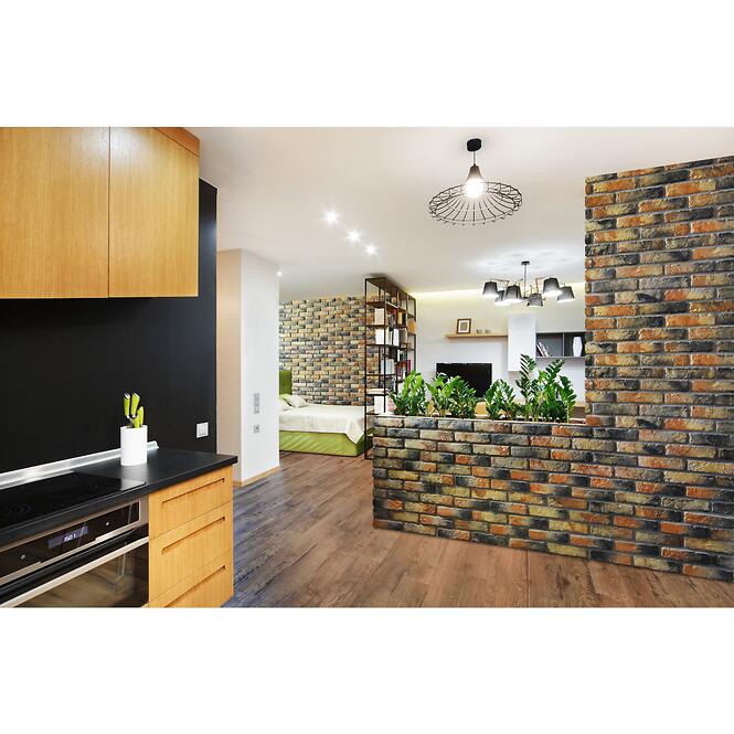 Csempe dekoratív Sol Brick csomag=0,49 m2