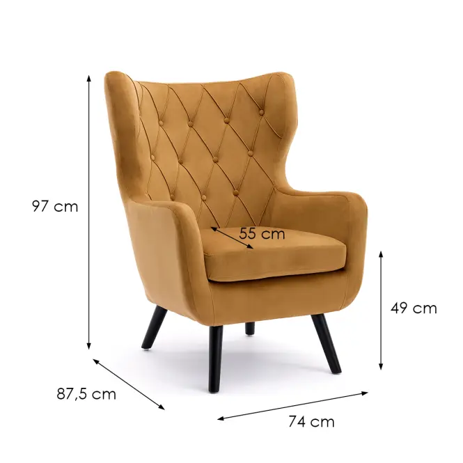 Fotel Oskar cappuccino,5