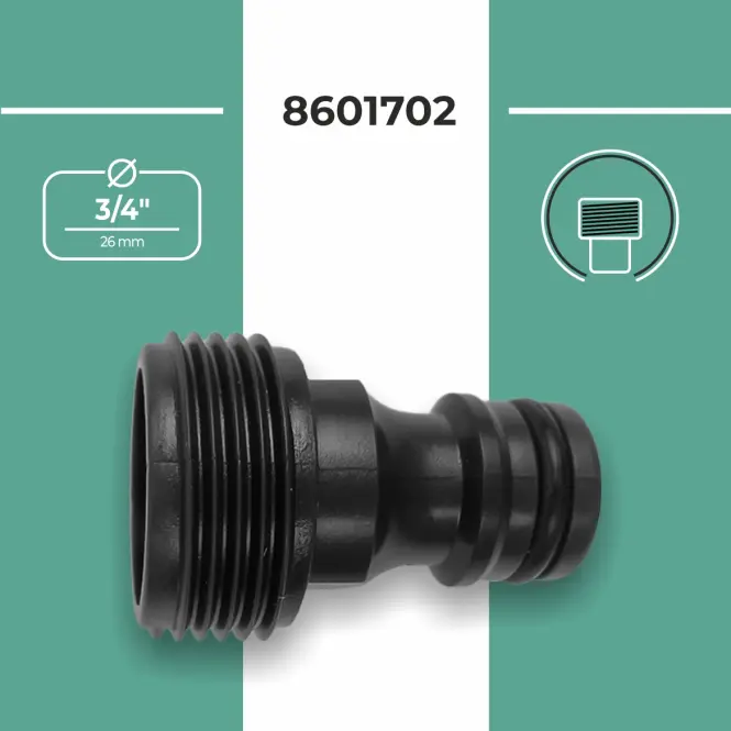 Csatlakozó külső menettel 3/4" AM5801,2