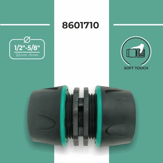 Tömlőcsatlakozó 1/2˝-5/8˝ Soft Touch AM5808E,2