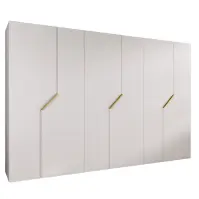 Szekrény Andrew 1-300 fehér/arany