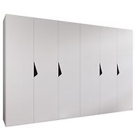 Szekrény Sandi 1-300 (2x150) fehér/fekete