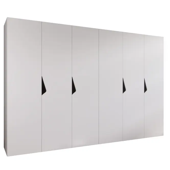 Szekrény Sandi 1-300 (2x150) fehér/fekete