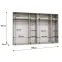 Szekrény Sandi 1-300 (2x150) fekete/fekete,2