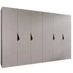 Szekrény Sandi 1-300 (2x150) kasmír/fekete