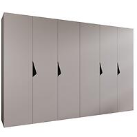 Szekrény Sandi 1-300 (2x150) kasmír/fekete