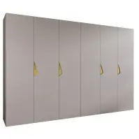 Szekrény Sandi 1-300 (2x150) kasmír/arany