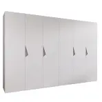 Szekrény Sandi 1-300 (2x150) fehér/kasmír