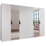 Szekrény Sandi 2-300 (2x150) fehér/fekete