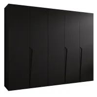 Szekrény Piano 1-250 fekete/fekete