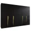 Szekrény Piano 1-300 (2x150) fekete/arany