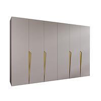 Szekrény Piano 1-300 (2x150) kasmír/arany