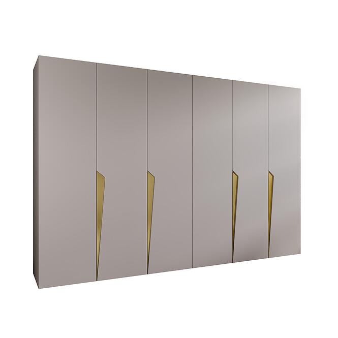 Szekrény Piano 1-300 (2x150) kasmír/arany