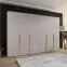 Szekrény Piano 1-300 (2x150) kasmír/arany,5