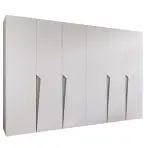 Szekrény Piano 1-300 (2x150) fehér/kasmír