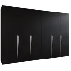 Szekrény Piano 1-300 (2x150) fekete/kasmír