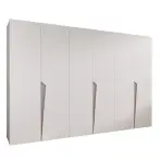 Szekrény Piano 1-300 (3x100) fehér/kasmír