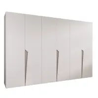 Szekrény Piano 1-300 (3x100) fehér/kasmír