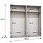 Szekrény Piano 2-200 fekete/arany,2